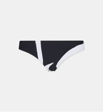Culotte de maillot de bain fantaisie nylon recyclé mélangé - Seafolly - Noir et blanc