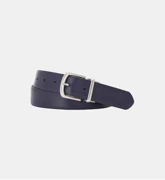 Ceinture réversible en cuir - Polo Ralph Lauren - Bleu marine