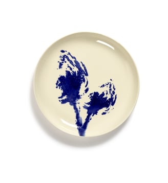 Assiette Artichaut - Serax - Bleu et blanc