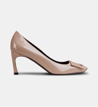 DEC. BELLE VIVIER TROMPETTE T.70 - Roger Vivier - Beige foncé