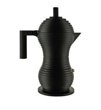 Cafetière espresso en fonte aluminium noirePulcina - Alessi - Noir