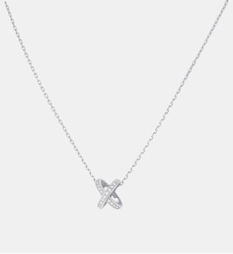 Pendentif en or blanc et diamants - Chaumet - Argent
