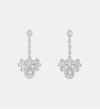 Boucles d'oreille en or blanc et diamants - Chaumet - Argent