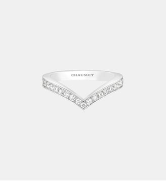 Bague or blanc et diamants - Chaumet - Argent