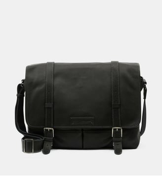 Sac messenger griffe cuir - Arthur & Aston - Noir