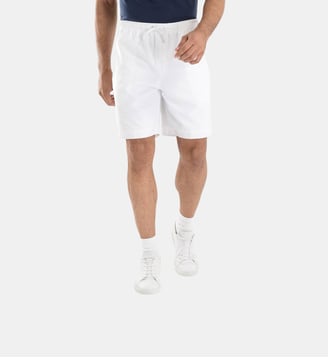 Short de sport en taffetas Ligne Sport - Lacoste - White