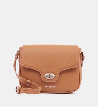 Sac trotteur cuir grainé - Lancaster - Noir