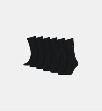 Lot de 6 paires de chaussettes - Tommy Hilfiger - Noir