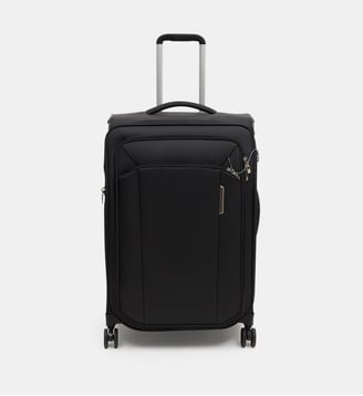 Valise souple Spinner Spark NXT ECO extensible recyclée 4R 67 cm - Samsonite - Noir