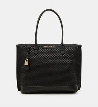 Sac cabas Syros Fantasia tressé - Mac Douglas - Noir