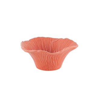 Bol Ø15,5 cm Maria Flor Alcea saumon - Bordallo Pinheiro - Saumon