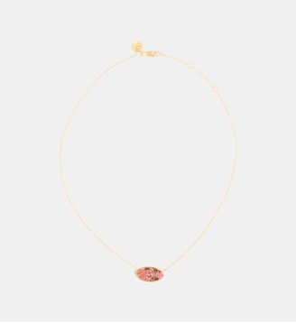 Collier Ayin rhodonite - Bohemian Rhapsodie - Rose