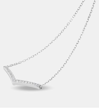 Pendentif en or blanc et diamants - Chaumet - Or gris