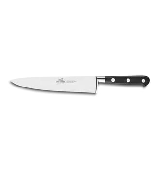 Couteau de cuisine Idéal 20 cm forgé rivets noirs - Dumas Sabatier - Acier et noir