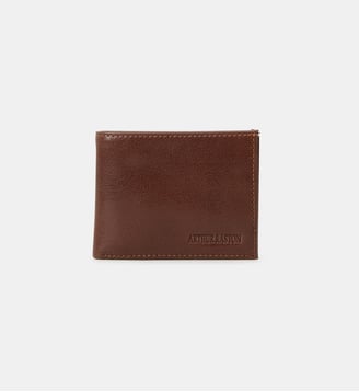 Portefeuille italien Pablo rabat cuir - Arthur & Aston - Marron