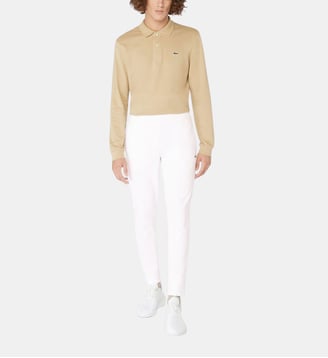 Pantalon de jogging slim coton organique mélangé - Lacoste - Blanc