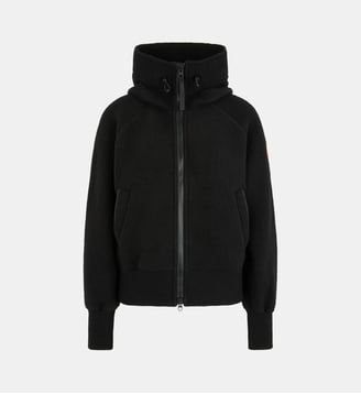 Blouson Chilliwack polaire capuche laine recyclée mélangée - Canada Goose - Noir