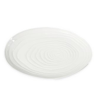 Assiette de présentation Teck blanche - Pillivuyt - Blanc