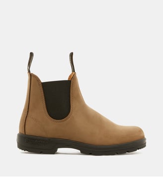Bottines chelsea 1941 cuir suédé - Blundstone - Taupe