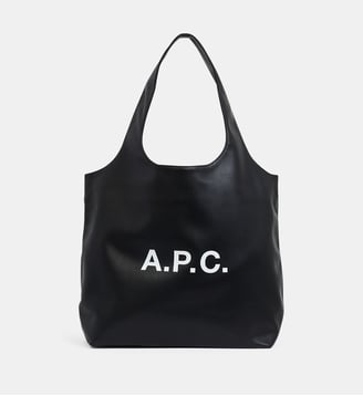 Sac cabas Ninon enduit - A.P.C. - Noir