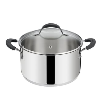 Faitout Ø18 cm Tempra® inox avec couvercle - Lagostina - Acier