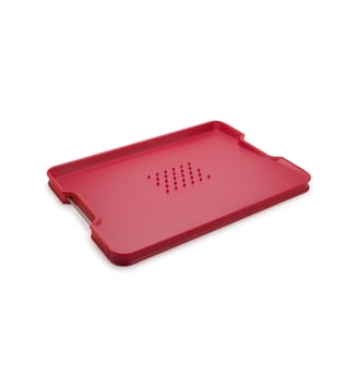 Planche à découper multifonctions Cut &Carve™ Plus L rouge - Joseph Joseph - Rouge