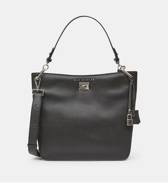 Sac besace Kentucky Magda cuir grainé - Mac Douglas - Noir