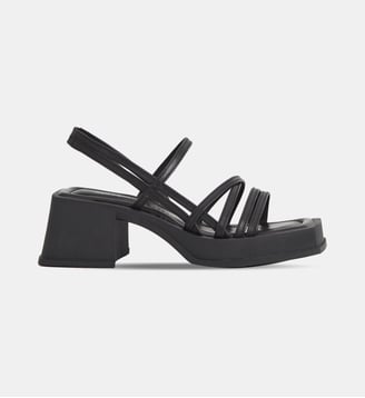 Sandales Hennie en cuir - Vagabond Shoemakers - Noir