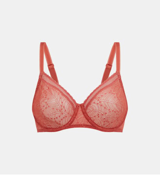 Soutien-gorge corbeille avec armatures Comete dentelle - Simone Pérèle - Corail