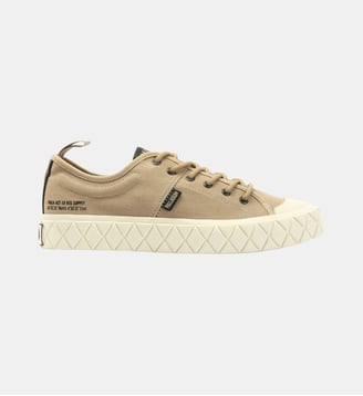 Baskets basses Palla Ace en coton - Palladium - Kaki