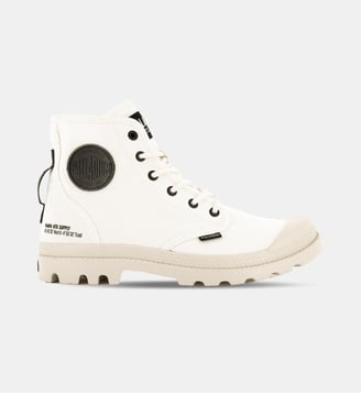 Bottines Pampa en coton - Palladium - Blanc