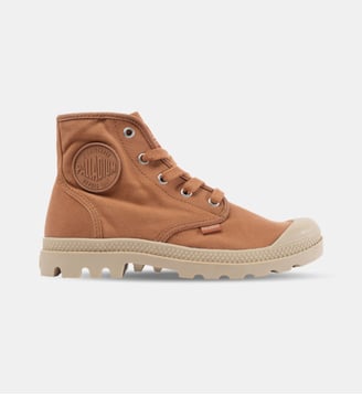 Bottines Pampa en coton - Palladium - Beige foncé