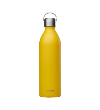 Bouteille isotherme  - Qwetch - Jaune