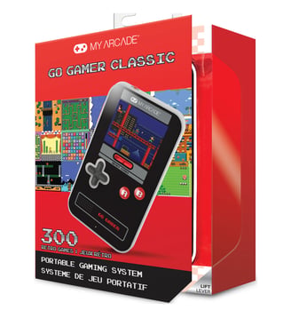 Console GO GAMER CLASSIC Noir et rouge - My Arcade Gaming - Noir et rouge