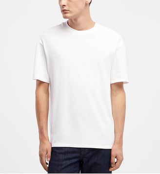 T-shirt boxy Loose C coton bio - Galeries Lafayette - Écru