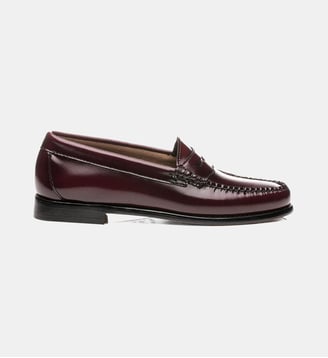 Mocassins Weejun Penny en cuir - Gh Bass - Bordeaux