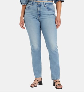 Jean droit 724 taille haute - Levi's - Bleu clair
