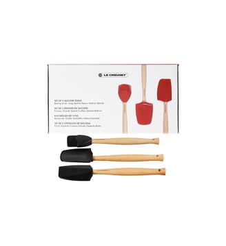 Set de 3 spatules Création silicone - Noir - Le Creuset - Noir