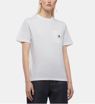 T-shirt Pocket coton bio - Carhartt WIP - Blanc