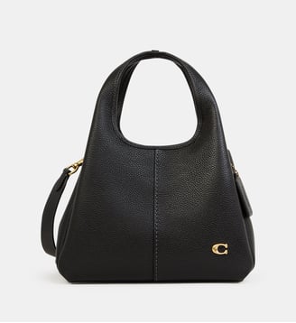 Sac à main Lana cuir grainé - Coach - Noir