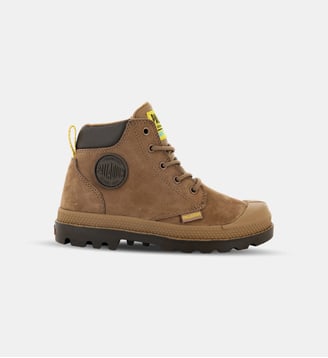 Bottines Pampa en cuir - Palladium - Marron
