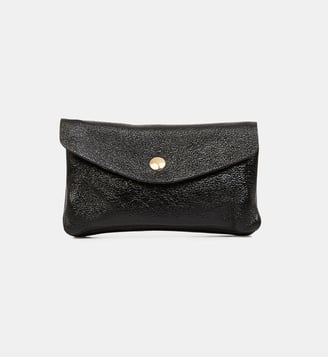 Porte-monnaie Twin cuir - Les Cléias - Noir
