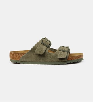 Sandales Arizona 2 cuir suède - Birkenstock - Kaki
