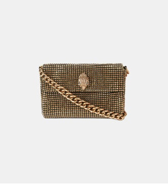 Mini Sac à main Party à strass - Kurt Geiger London - Doré