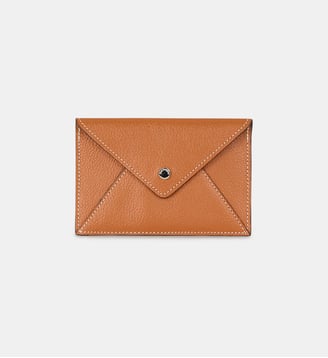 Portefeuille enveloppe Archive Buni cuir - Mac Douglas - Marron clair