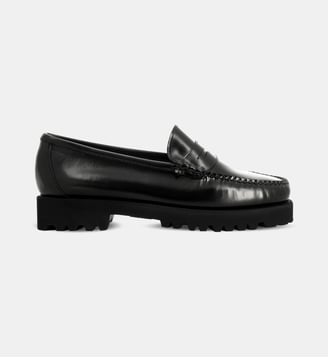 Mocassins 90 Penny en cuir - Gh Bass - Noir
