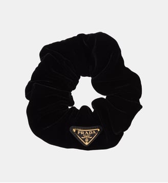 Chouchou en velours - Prada - Noir
