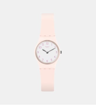 Montre Femme Lady Blanc LP150 - Swatch - Rose