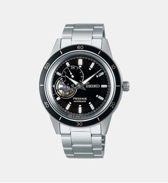 Montre Homme Presage Noir SSA425J1 - Seiko - Argenté