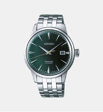 Montre Homme Presage Vert SRPE15J1 - Seiko - Argenté